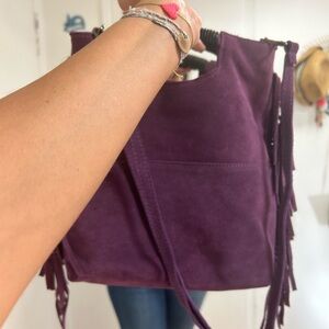 Velvet Fringe Purse